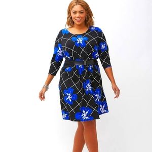 LANE BRYANT Simply Chic Matte Jersey Dress  Size 14/16